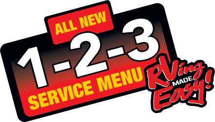 All new 1-2-3 service menu